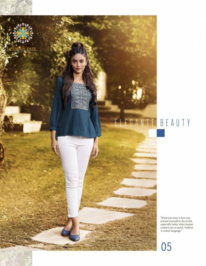 Flair Fashion 1 By Passion Tree Casual Wear Wholesale Ladies Top Catalog
